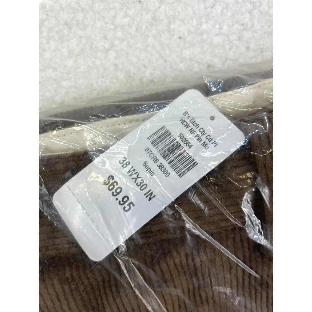 L.L.Bean Corduroy Pants Men's 38x30 Charcoal Comfort Waist Straight Leg - Picture 10 of 10